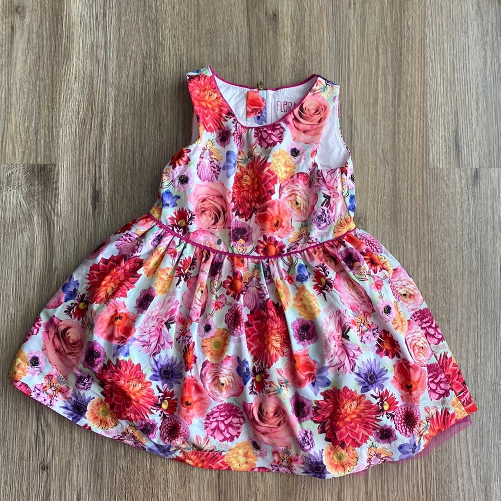 2T floral dress